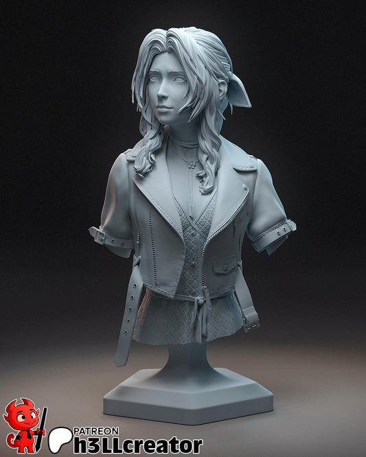 Aerith Bust - Final Fantasy VII - Alternate view 2