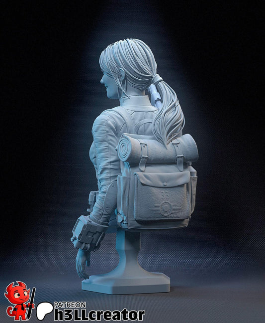 Lucy MacLean TV Character Fallout Bust - Alternate view 2