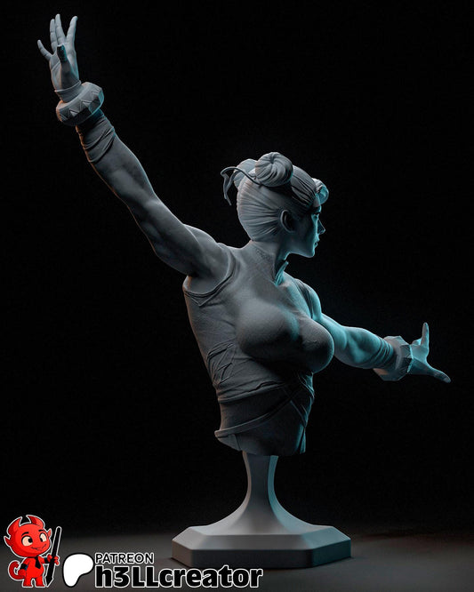 Chun Li Bust - Street Fighter - Alternate view 2