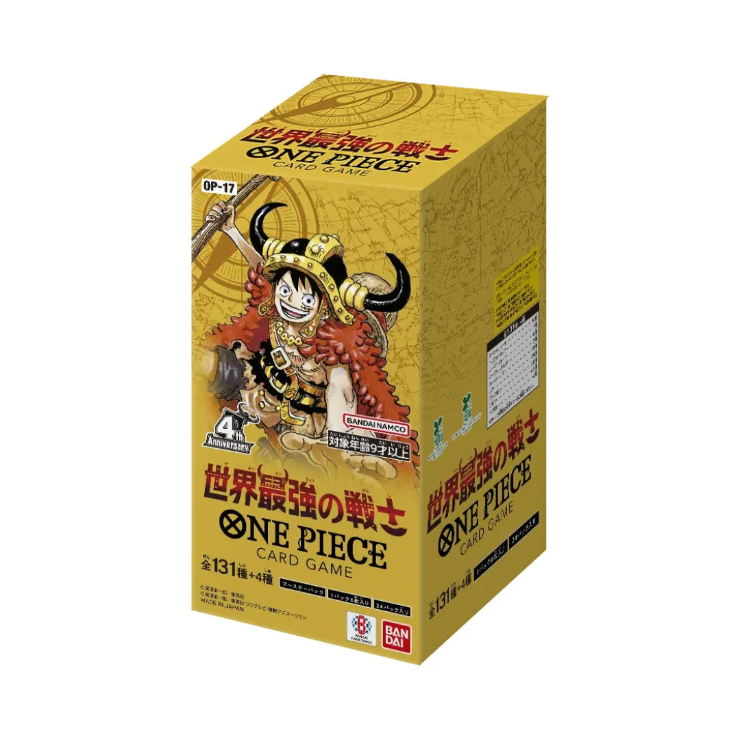 One Piece Card Game OP-17: The World's Strongest Warriors Booster Box Case - English