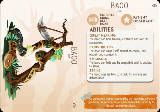 Boa Snake Animal Companion Miniature - Alternate view 2