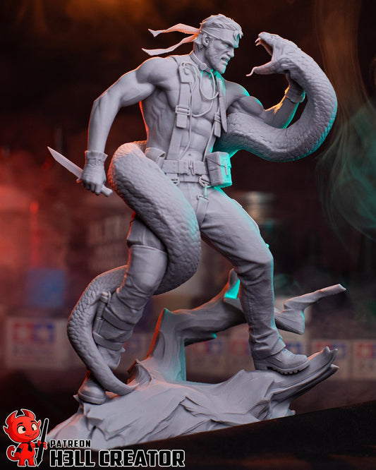 Big Boss Metal Gear Solid Snake Figure - Alternate view 2