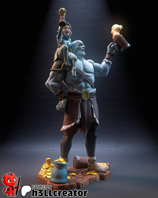 Grog and Pike The Legend of Vox Machina Figure - Alternate view 2