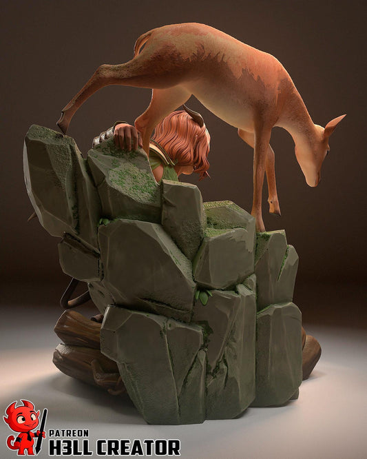 Doric Resin Figurine I Dungeons & Dragons I FAN Made