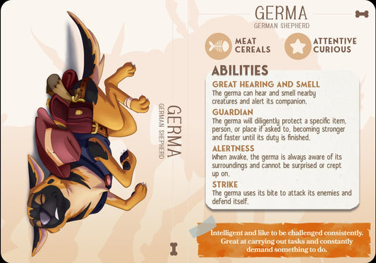 German Shepard Animal Companion Miniature - Alternate view 2