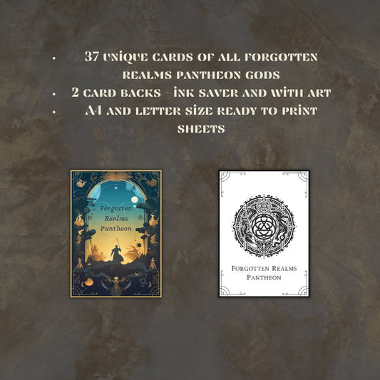 Forgotten Realms Pantheon Cards - Alternate view 2
