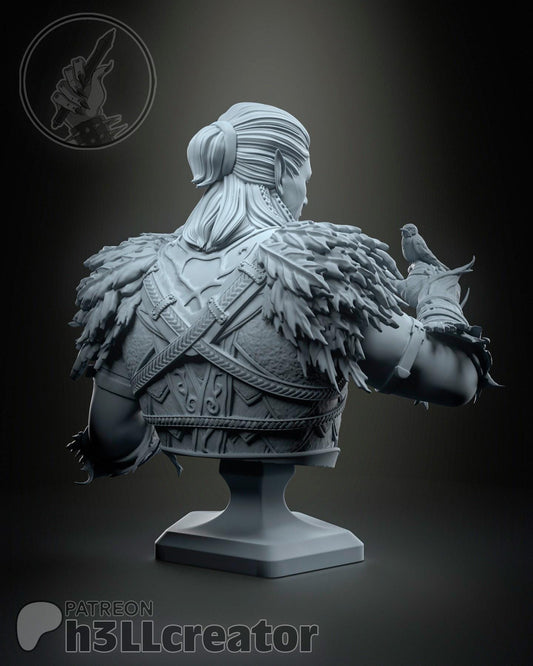 Halsin Bust - Baldur's Gate 3 - Alternate view 2