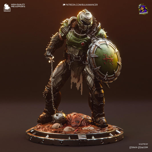 Doom Slayer Resin Figurine FAN Made