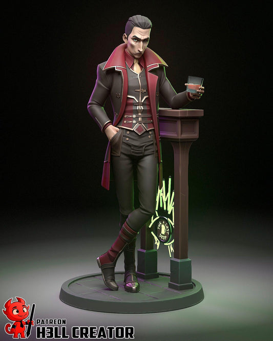Silco Resin Miniature Figurine I Game Character I League of Legends Arcane I Gift for Him Her I Birthday Gift I Anime