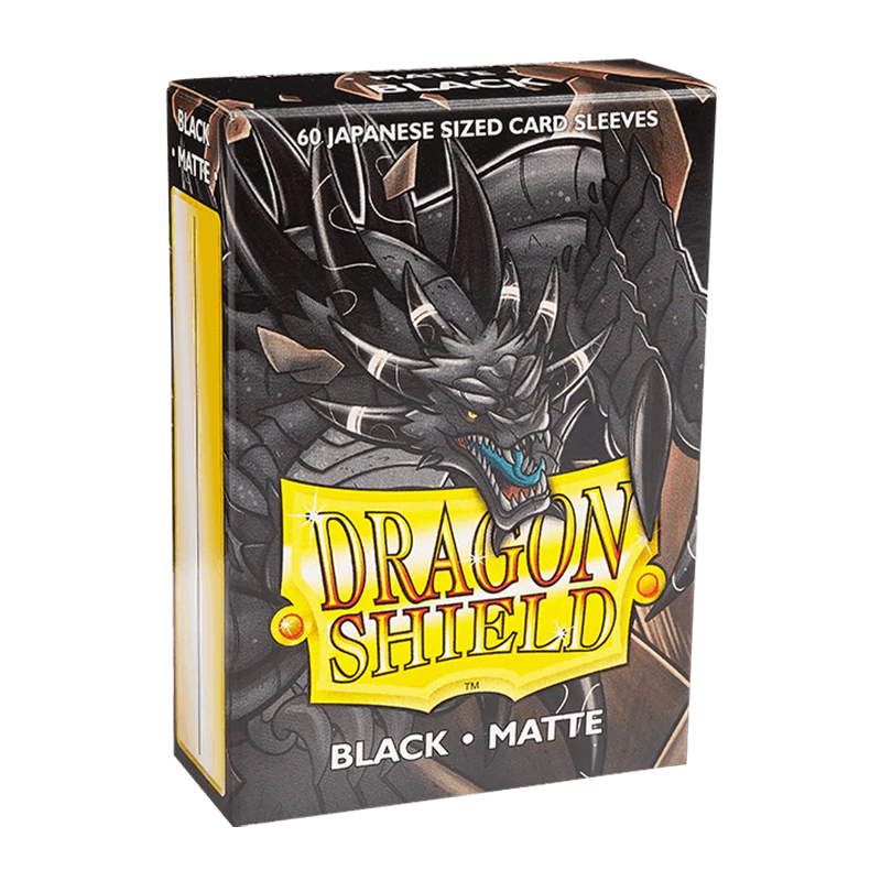 Dragon Shield Japanese Matte Sleeves - Black