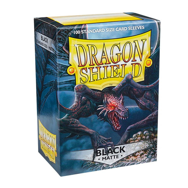 Dragon Shield Standard Matte Sleeves - Black