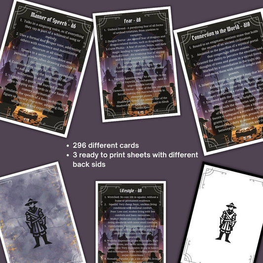 NPC Generator Cards - Alternate view 2