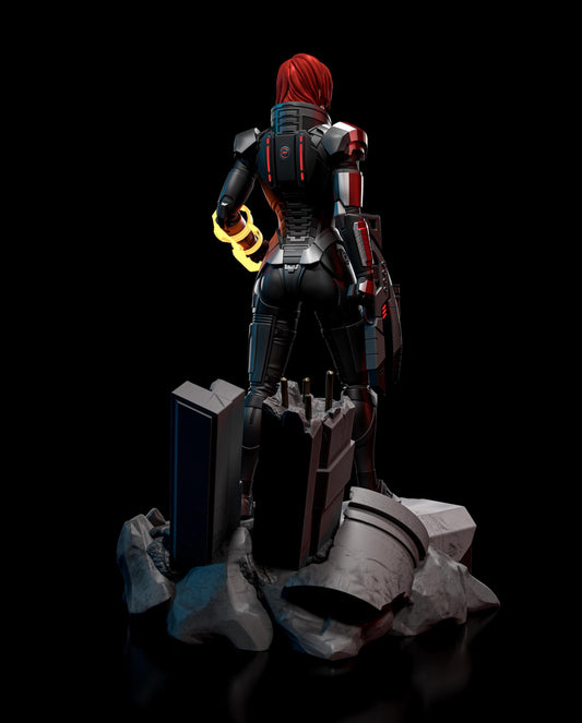 Commander Shepard Resin Figurine | Mass Effect | FAN Made