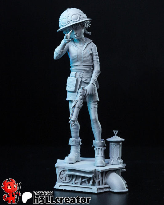 Isha 1:12 Scale Resin Miniature Figurine Game Character Game Character Arcane LoL Gift for Him Her Birthday Gift Christmas