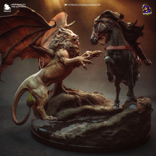 Ciri Manticore The Witcher Diorama Figure - Alternate view 2
