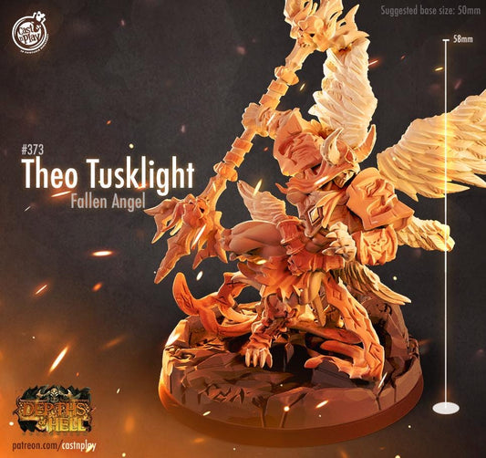 Fallen Angel Miniature - Alternate view 2