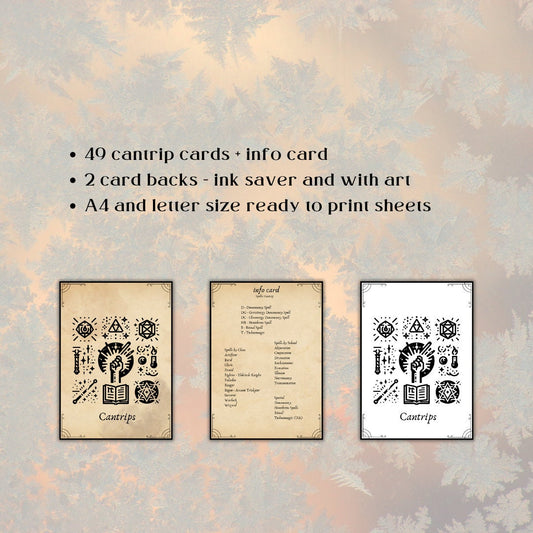 Cantrip Cards - Alternate view 2