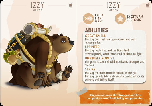 Grizzly Bear Animal Companion Miniature - Alternate view 2
