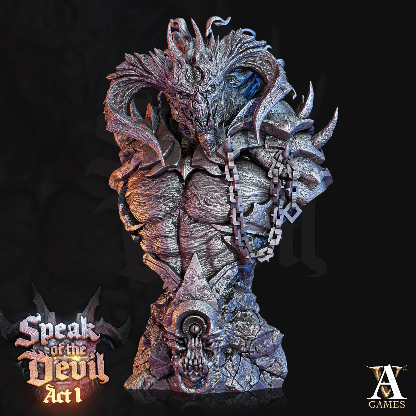 Azael Pit Lord Bust Fantasy Bust