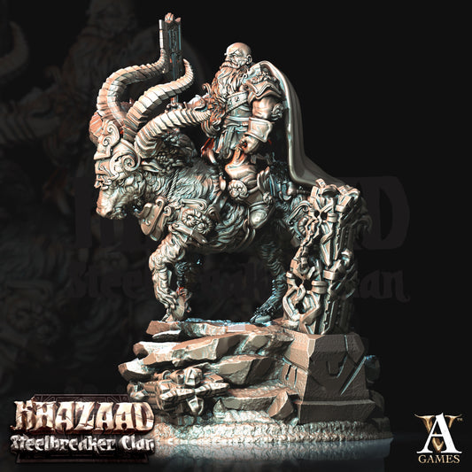Steelbreaker Warriors Ram Riders Dwarf Miniatures alternate view 2