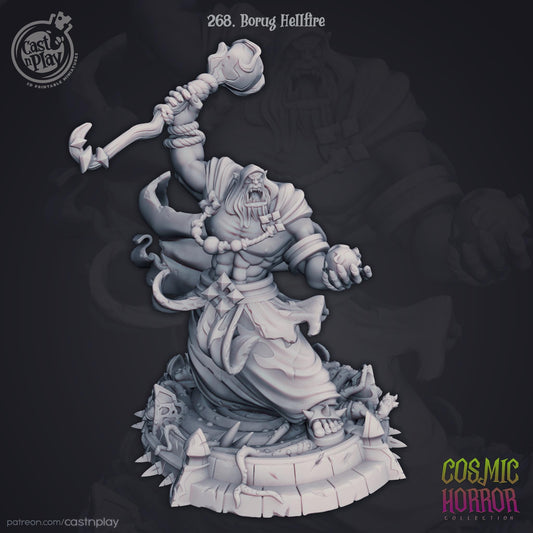 Orc Warlock Miniature - Alternate view 2