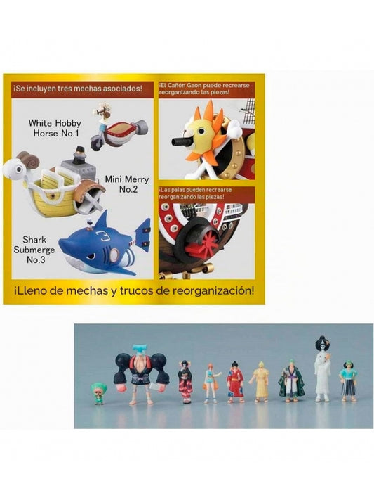 Bandai Grand Ship Collection Thousand Sunny Model Kit - official alternate product image 2