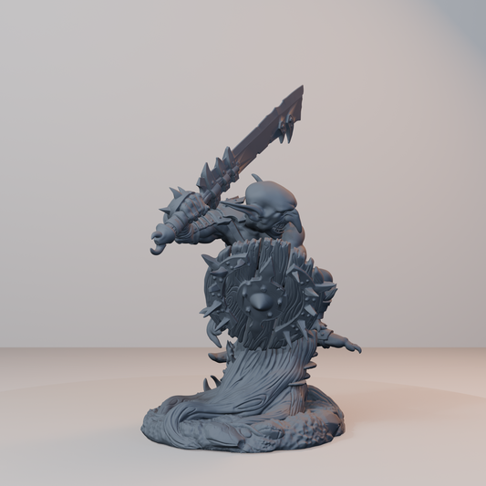 Pokeys Orc Miniatures - Pokeys Pose 02 - front right three-quarter view