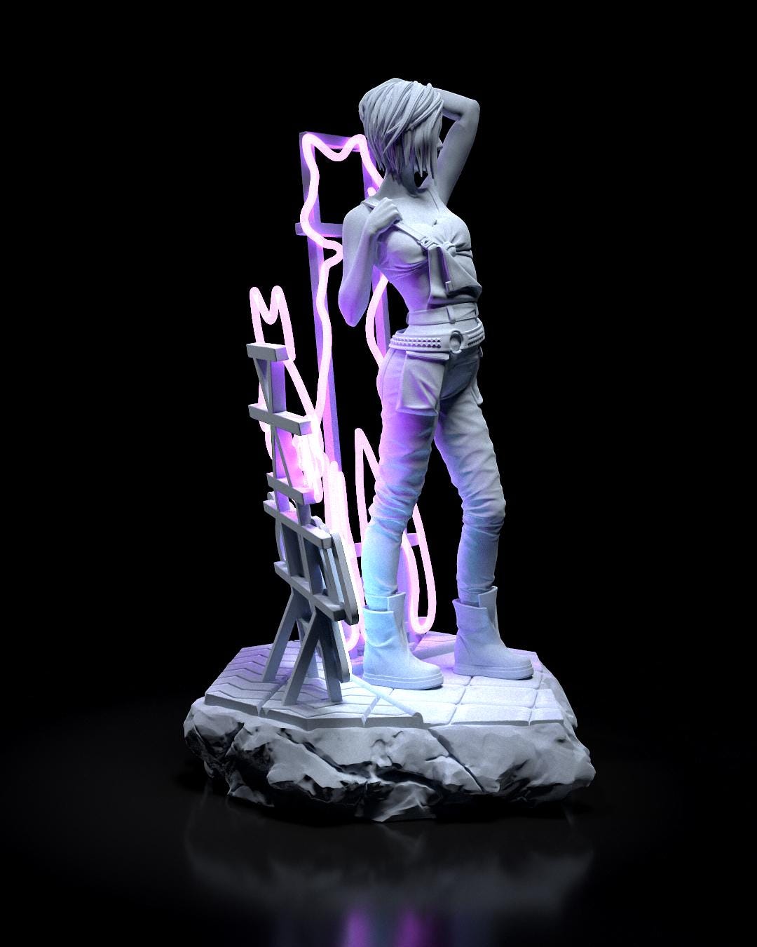 Judy Alvarez Figure - Cyberpunk 2077 - Alternate view 6