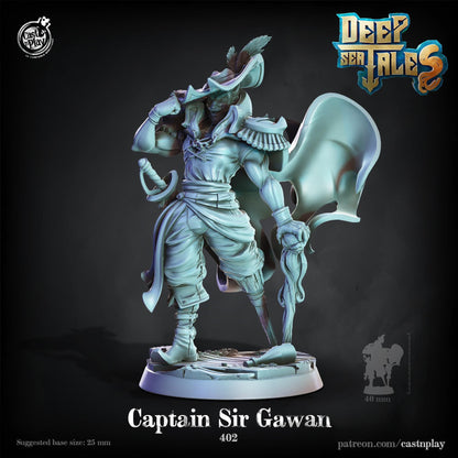 Pirate Captain Miniature