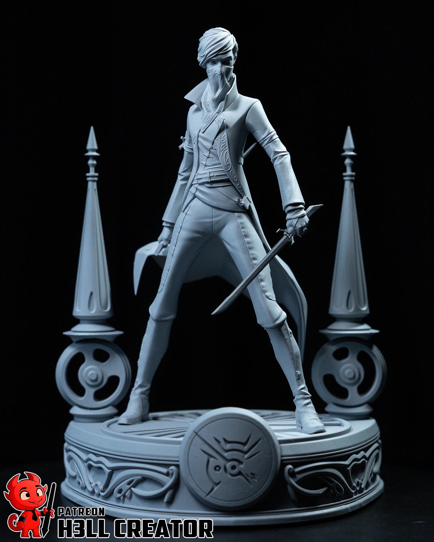 Emily Resin Miniature Figurine I Game Character I Dishonored 2 I Gift for Him Her I Birthday Gift I Anime