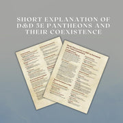 Short Explanation of Pantheons and Their Coexistence - digital download preview