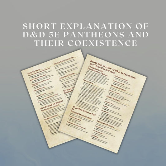 Short Explanation of Pantheons and Their Coexistence