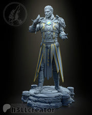 Halsin Figure - Baldur's Gate 3 - resin tabletop miniature front view