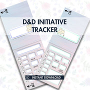 Initiative Tracker - digital download preview