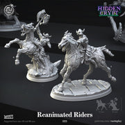 Undead Mount Miniature - resin tabletop miniature front view
