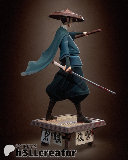 Mizu Blue Eye Samurai Figure - Alternate view 3