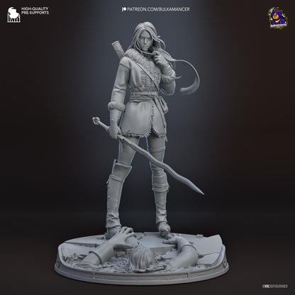 Ciri The Witcher Figure - Alternate view 4