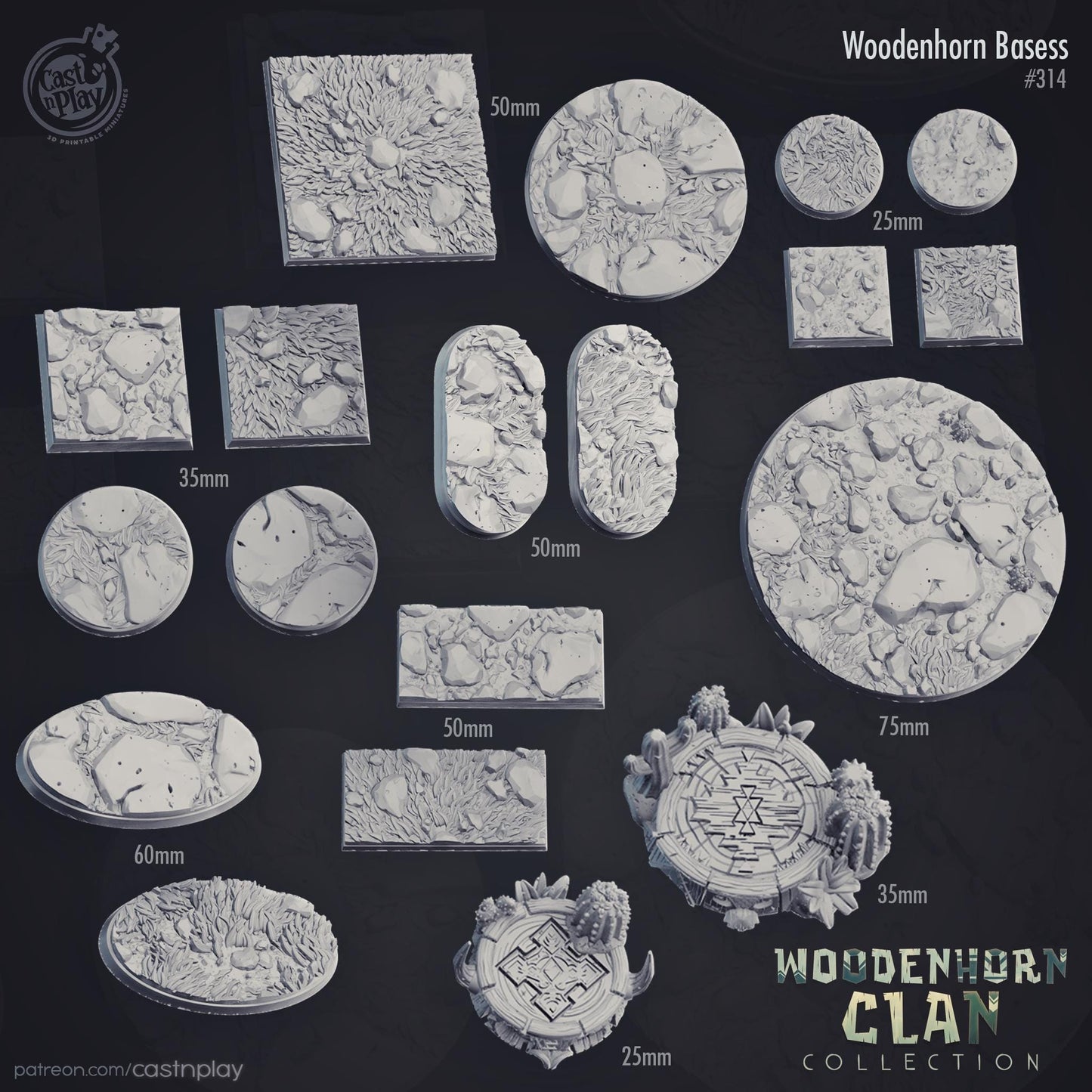 Woodenhorn Clan Bases Set
