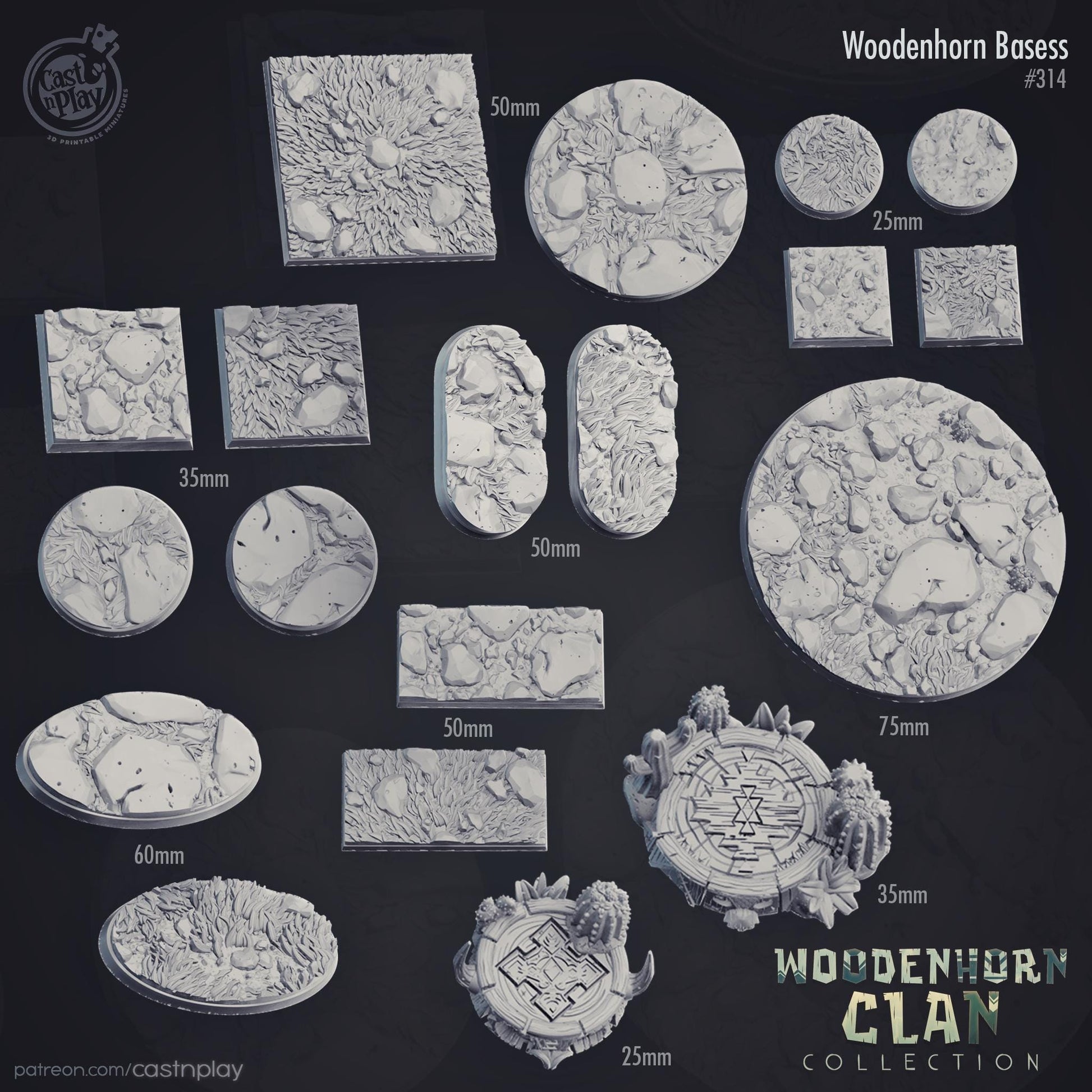 Woodenhorn Clan Bases Set
