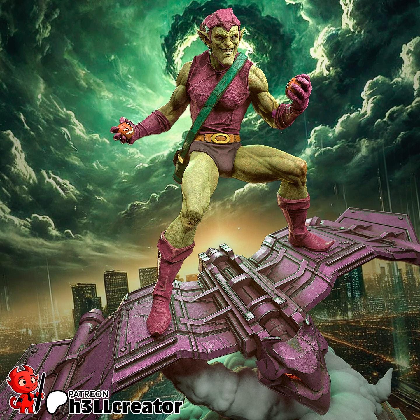 Green Goblin Figure - Spider-Man - Alternate view 2
