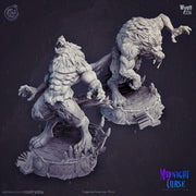 Warewolf Miniature - resin tabletop miniature front view