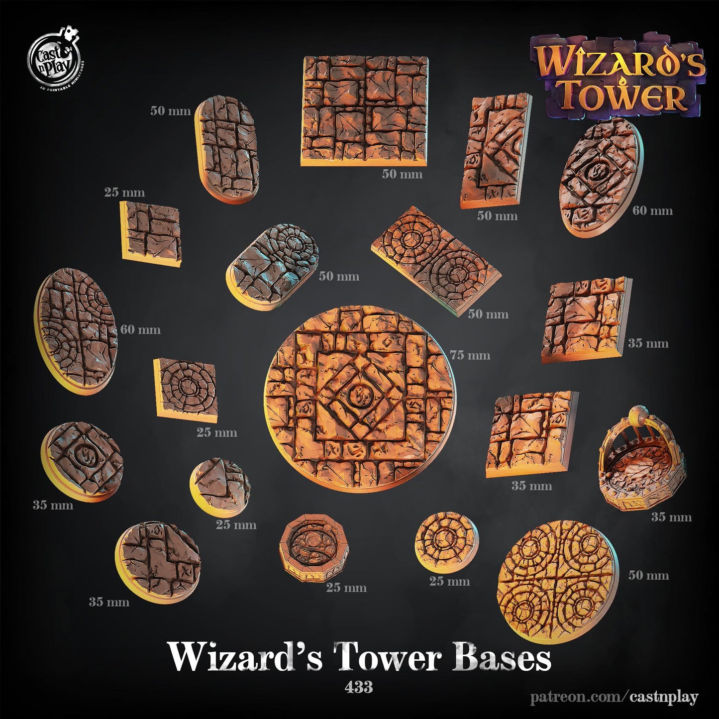 Wizards Tower Bases Set
