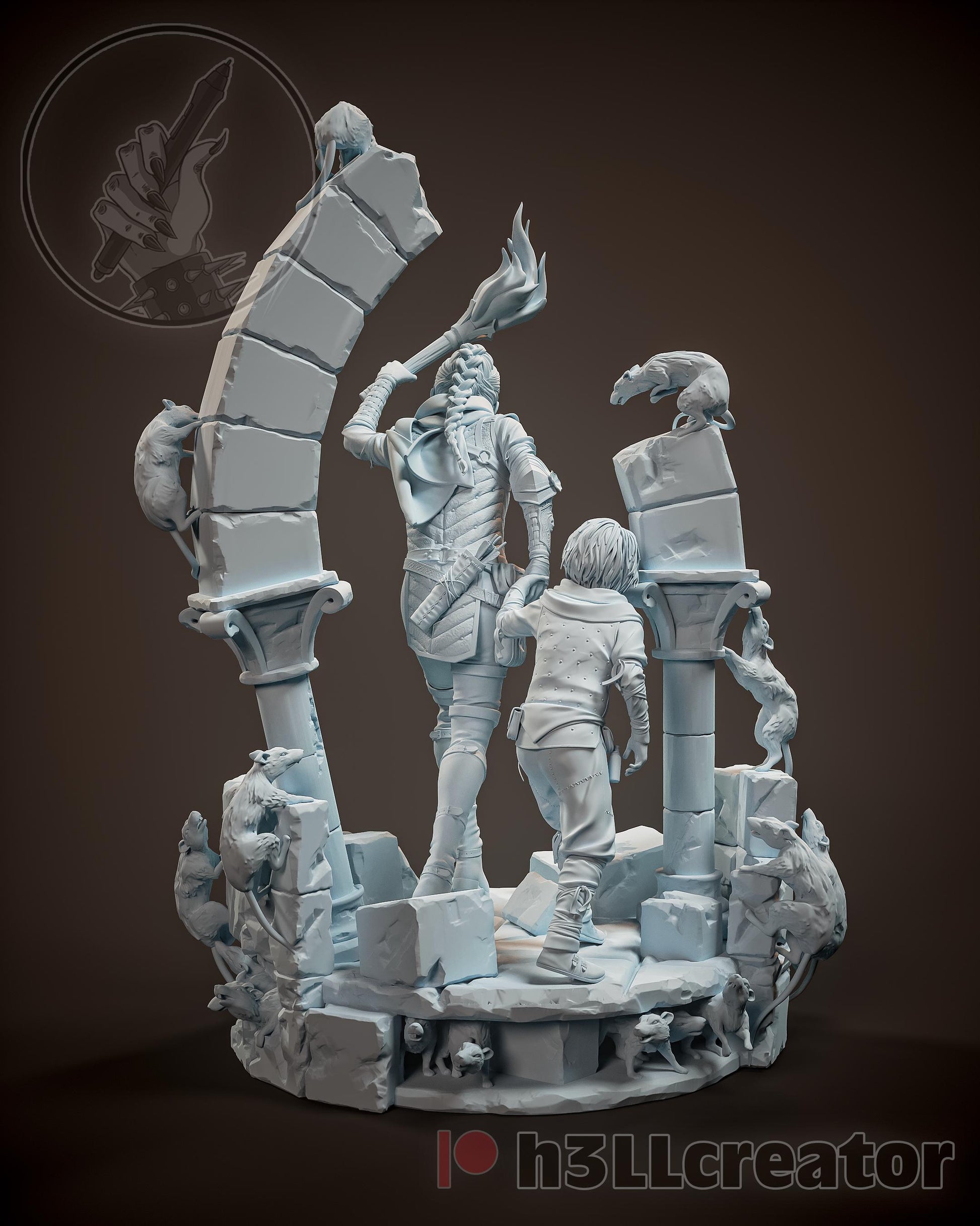 Amicia and Hugo A Plague Tale Figure - Alternate view 4