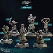 Townsfolk Miniature - resin tabletop miniature front view