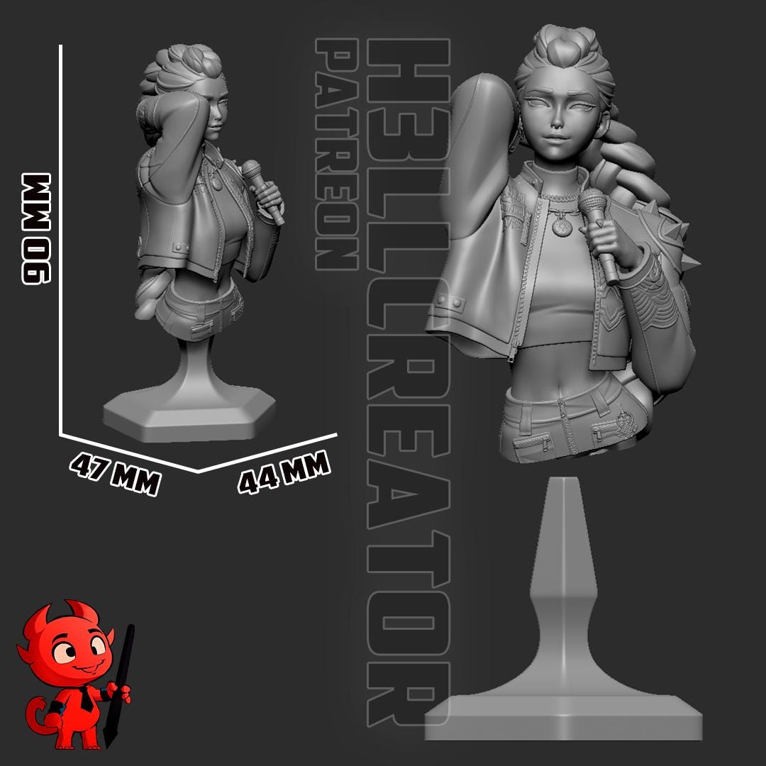 Rumi KPop Demon Hunters Bust - Alternate view 7