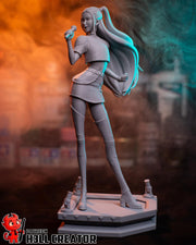 Mira KPop Demon Hunters Figure - resin tabletop miniature front view