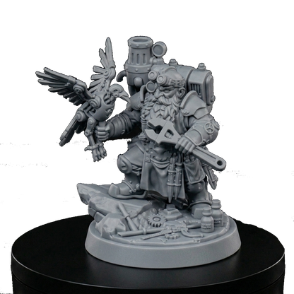 Dwarf Engineer miniature by Late Night Miniatures