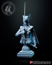 Lady Maria Bloodborne Bust - resin tabletop miniature front view