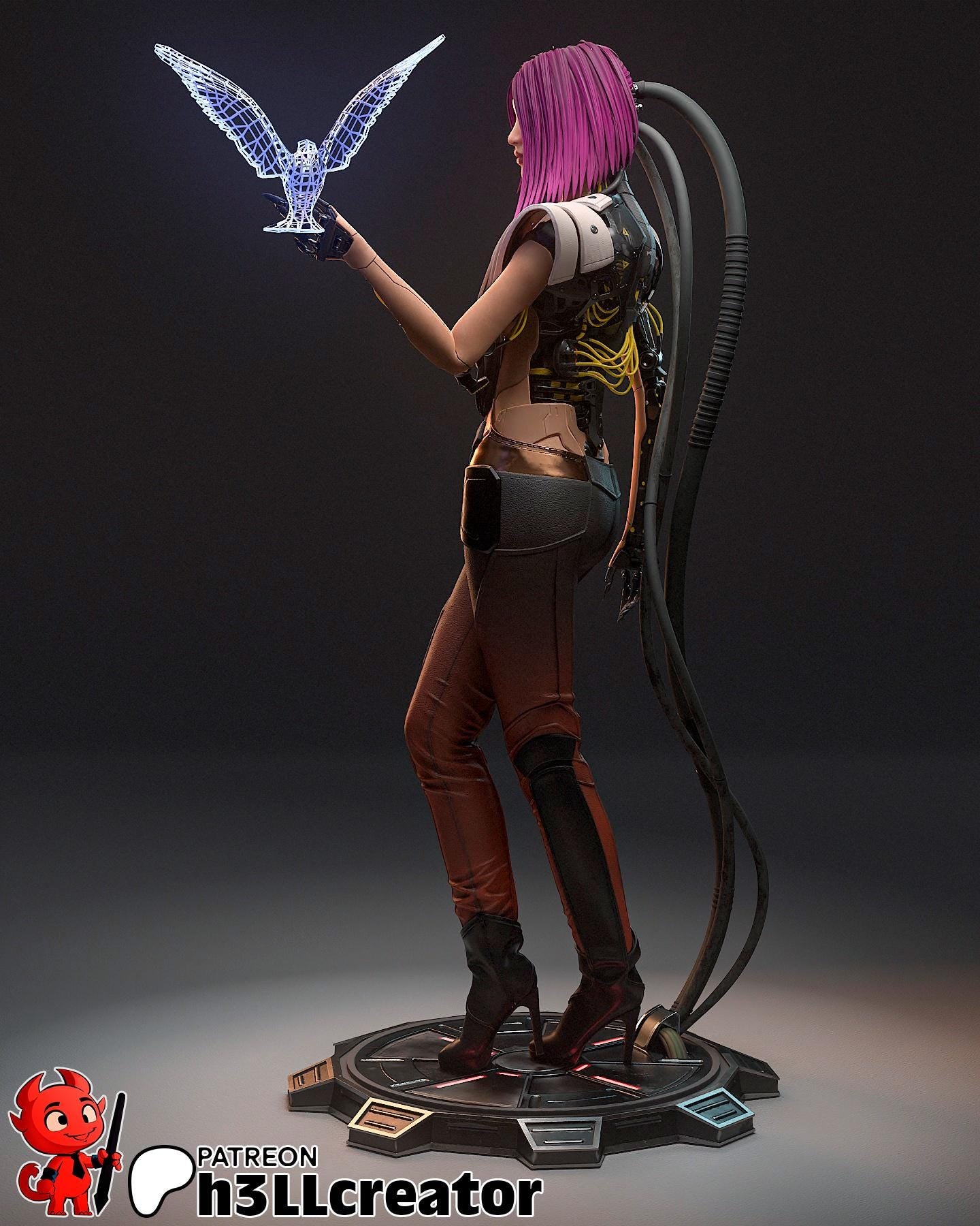Songbird Figure - Cyberpunk 2077 - Alternate view 3