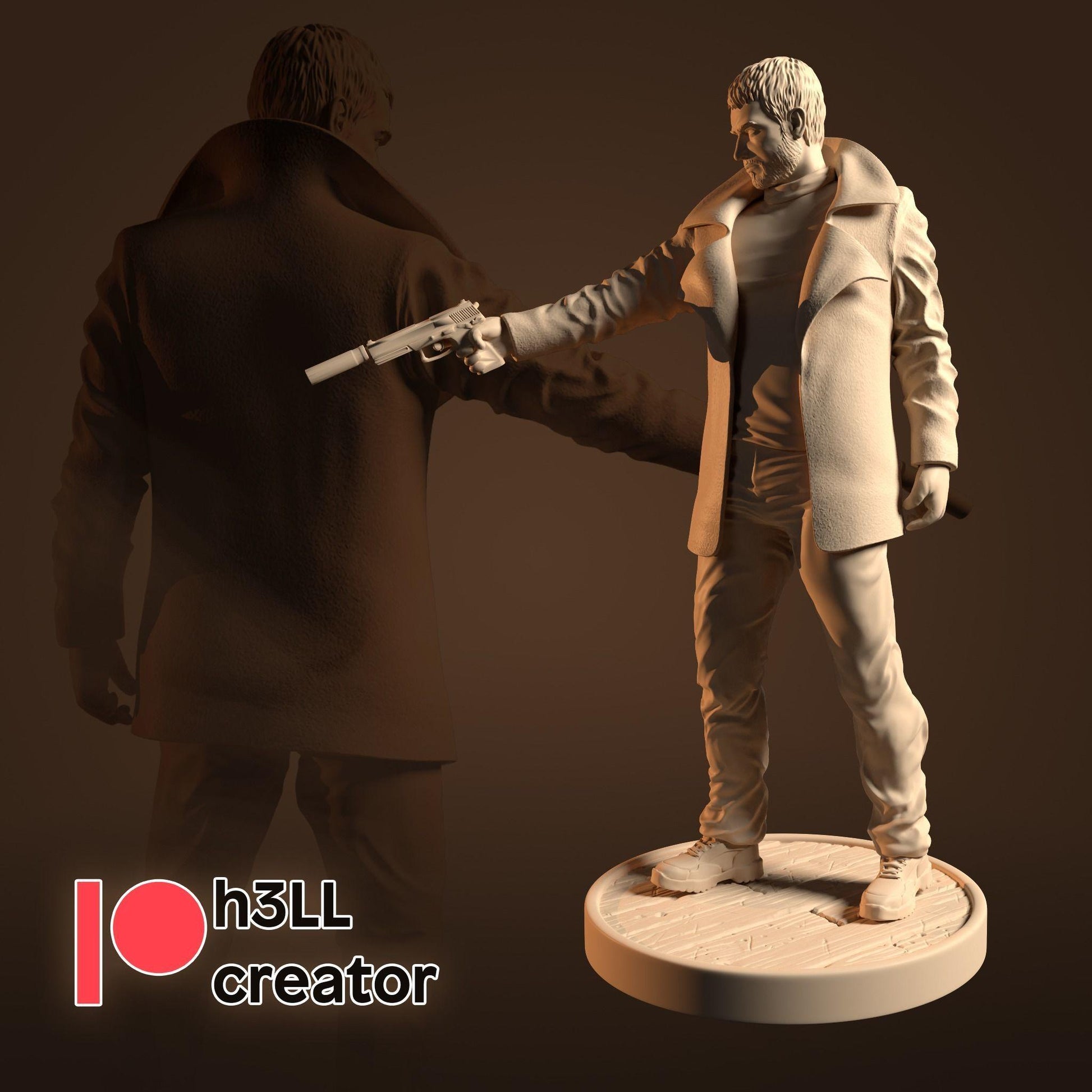 Chris Redfield 1 12 Resident Evil Gift Him Her Figure - Alternate view 3
